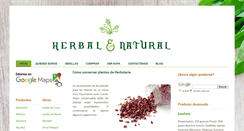 Desktop Screenshot of herbalynatural.com